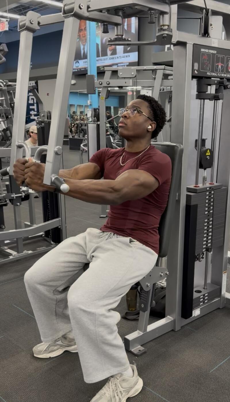 Training at the gym
