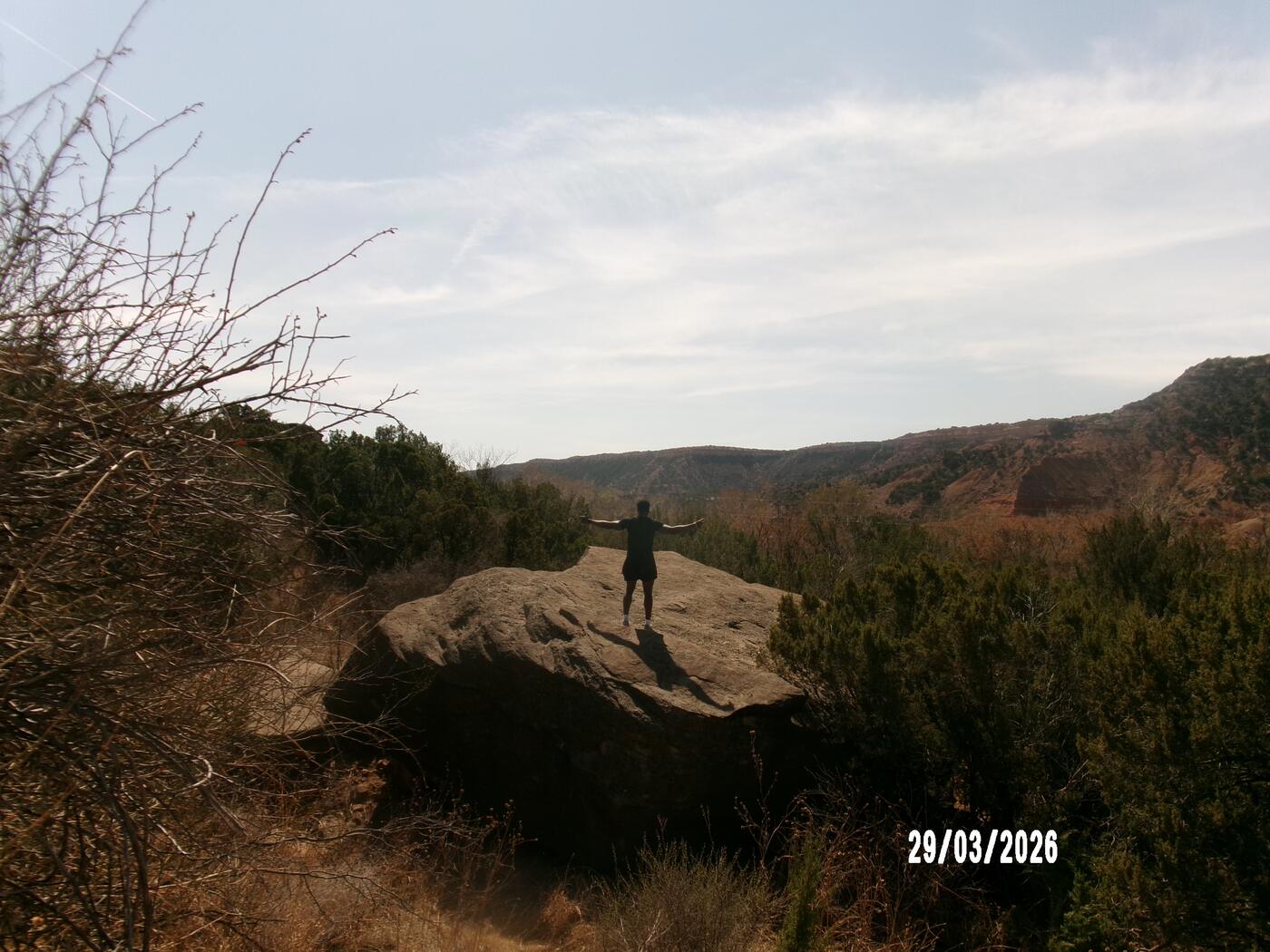 Hiking a ridgeline